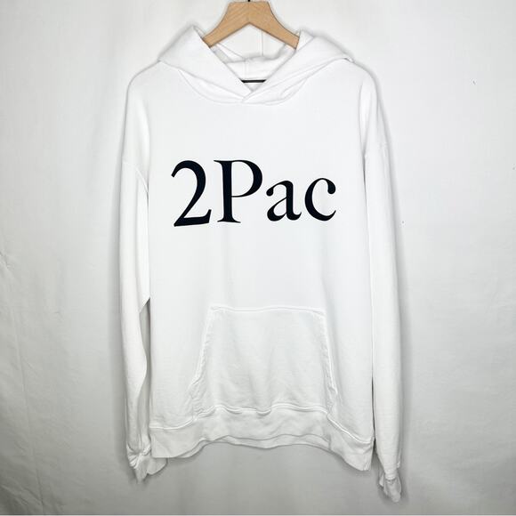 INTERSCOPE x FRAGMENT 2PAC Light Khaki Hoodie NEW in XL - Picture 1 of 11